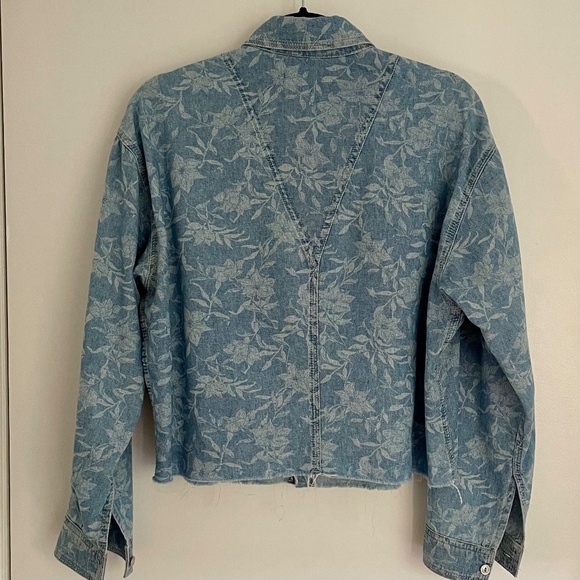 Rag & bone  Cropped Denim Shirt - Picture 6 of 8